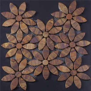 Retro Art Kitchen Wall Flower Mosaic tile