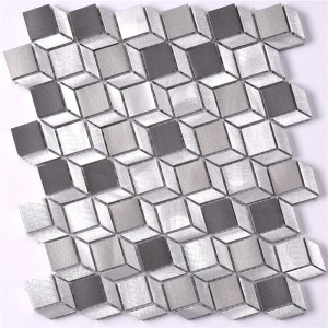 Cube Pattern 3d Mosaic Tile for Home Decoration