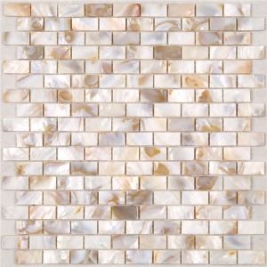 Decor Natural Yellow  Mother of Pearl Mosaic Tile for Backsplash