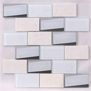 HMB01 Decoration White Kitchen Backsplash Mosaic Wall Tiles Kitchen Lanka Tile Price