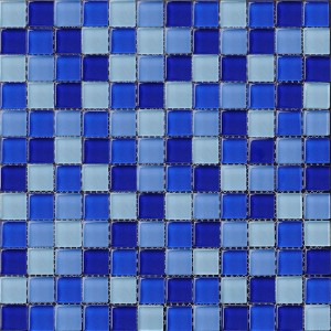 Crystal Glass Strip Mosaic Tile Swimming Pool