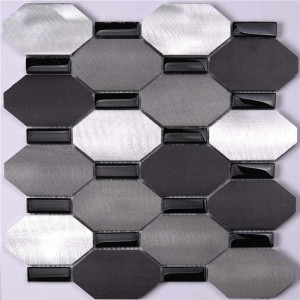 Building materials aluminum octagonal mosaic tile