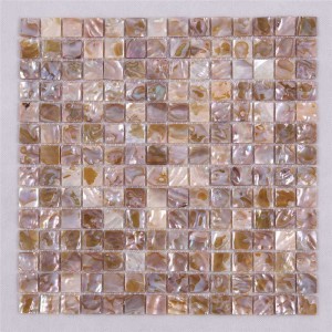 Natural carving shell mosaic pattern for hotel wall