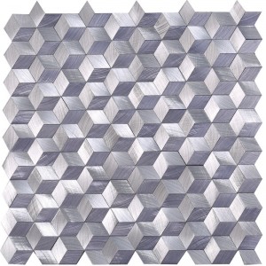 Purple Metallic Backsplash Tiles Mosaic for Decoration HLC17